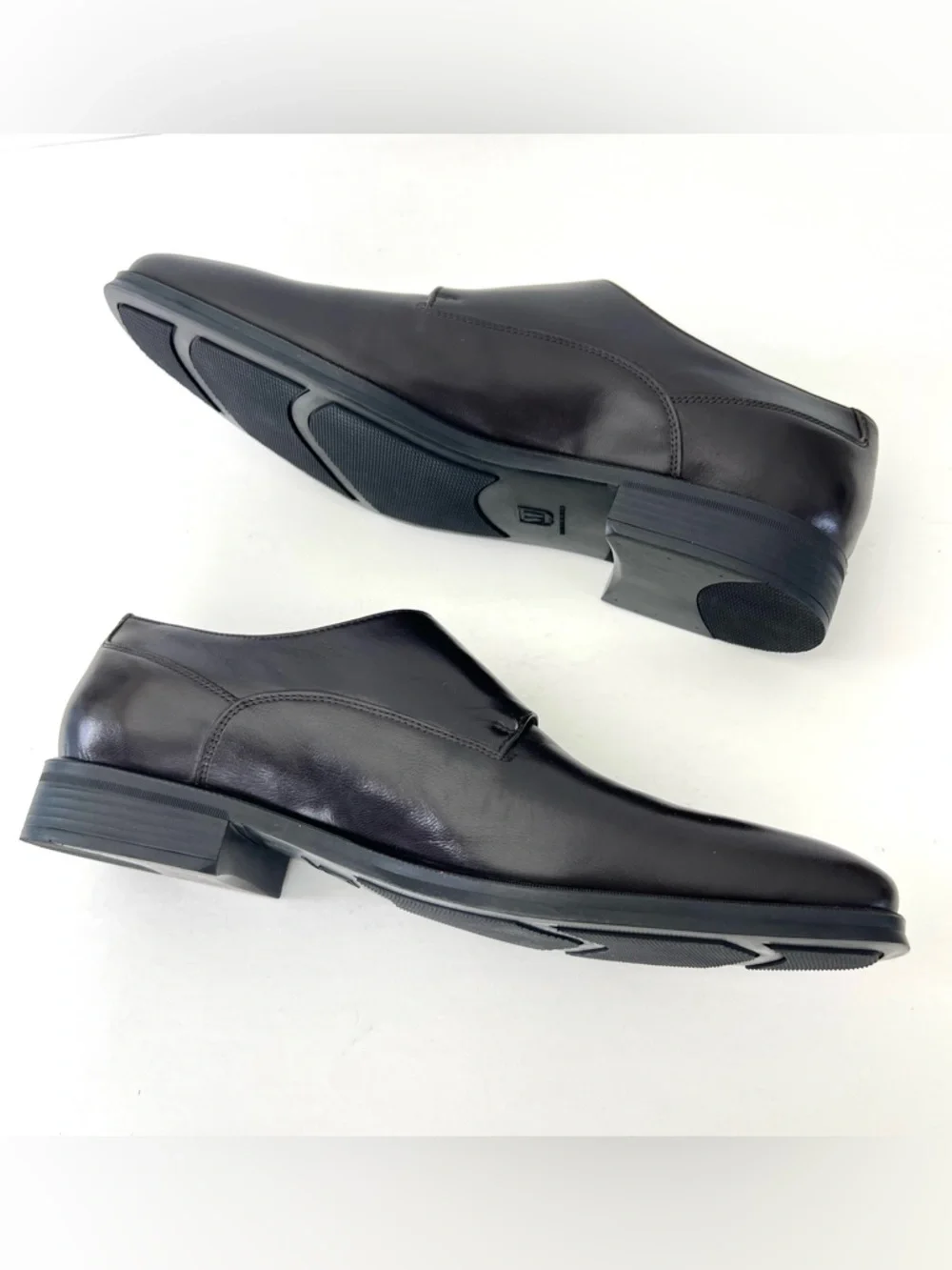 BRUNO MAGLI Paro Dark Brown Structured Buckle Strap Dress Shoes Oxford Sz 11 M